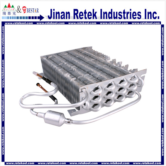 Fin type aluminum inclined tube fin evaporator no frost evaporator