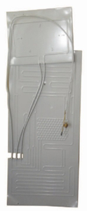 Refrigerator aluminum roll bond evaporator